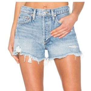 Agolde Parker Denim short